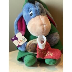 VTG 2000‎ Disney Store 13" EEYORE CHRISTMAS COOKIES Plush NWT Winnie The Pooh